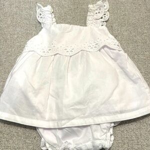NWT Janie and Jack Eyelet dress set